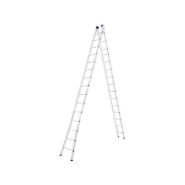 Imagem de Escada Alumínio Extensiva 15 Degraus 7,57m - Mor - Suporta 150Kg