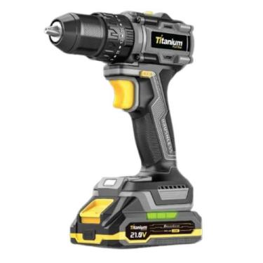 Imagem de Parafusadeira e furadeira com impacto ti-21/70p a bateria 21v titanium