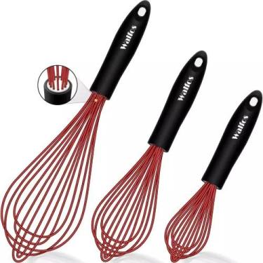 Imagem de Batedor de Ovos Manual de Silicone WALFOS utensílios de cozinha ElaSho