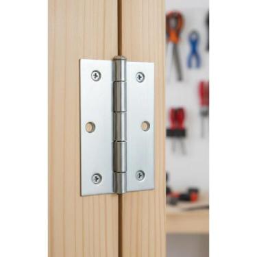 Imagem de Dobradiça Porta Janela Madeira 3 Peças Aço Zincado - Congratulations S