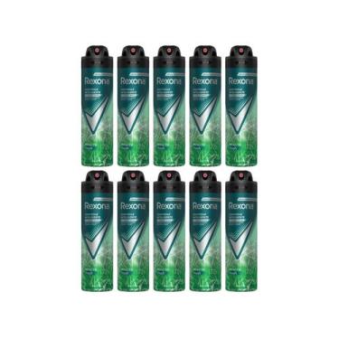 Imagem de Kit Desodorante Rexona Men Masculino Impacto 150ml - 10 Unidades