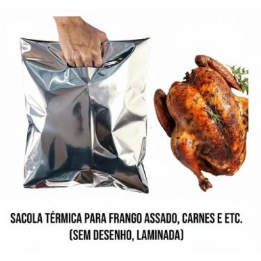 Imagem de Embalagem Térmica Resistente para Frango Assado, Frios e Peixes - 200 