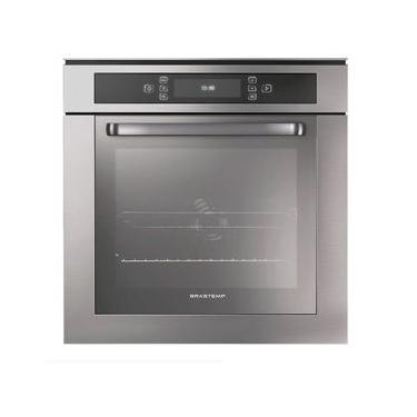 Imagem de Forno de Embutir Elétrico Brastemp 67 Litros Inox com Função Ar Forçado e Painel Touch - BO260AR