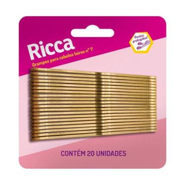Imagem de Grampo Para Cabelos Loiros Nº 7 Ricca Cód.343 - BELLIZ COMPANY