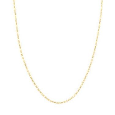 Imagem de Corrente Rommanel Banhado Alternado 1x1 Lixado 530146 42cm Cor:Dourado