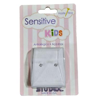 Imagem de Brinco Studex Sensitive Kids Zircônia 2Mm Sk740w Prata