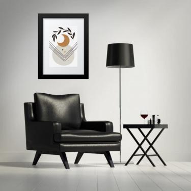 Imagem de Quadro Lua Boho Geométrico - 60x48cm