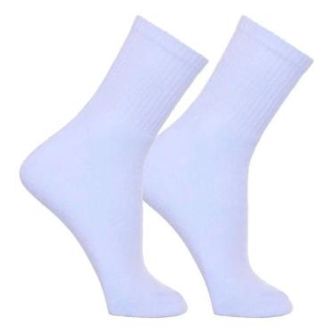 Imagem de Meias Kit 3 Pares Cano Longo Unissex Algodão Confortável - Allto Stylo