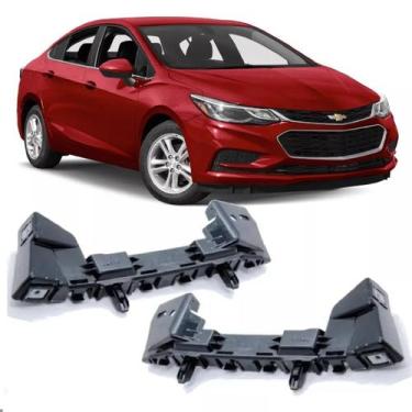 Imagem de Par Suporte Guia de Parachoque Dianteiro Cruze 2017 2018 2019 2020 202