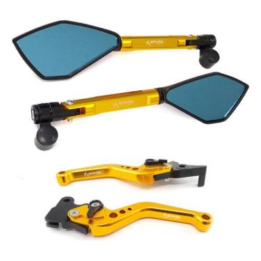 Imagem de Manete Esportivo Retrovisor Xt660r Xt Tdm 225 Dt200 - Stark Race, Dour