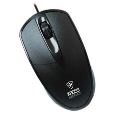 Imagem de Mouse Kross Elegance Ke-m099 Óptico Usb Preto 1000 Dpi - Preto - Kross