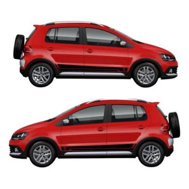 Imagem de Adesivo Carro Cross Fox Faixas Laterais Vinil Personalizadas - onl