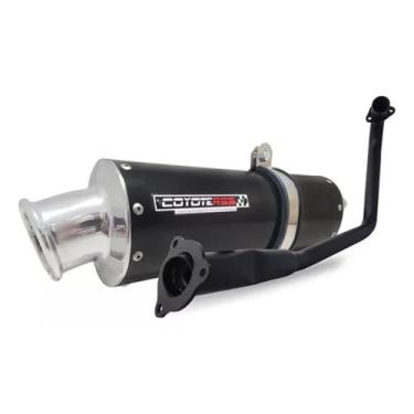 Imagem de Escape / Ponteira Coyote RS3 Aluminio Oval - Fluo 125 ano 2022 em Dian