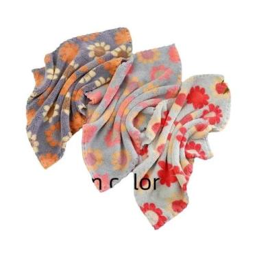 Imagem de Pano De Limpeza De Cozinha Em Fleece Coral Macio E Absorvente 30x30cm,