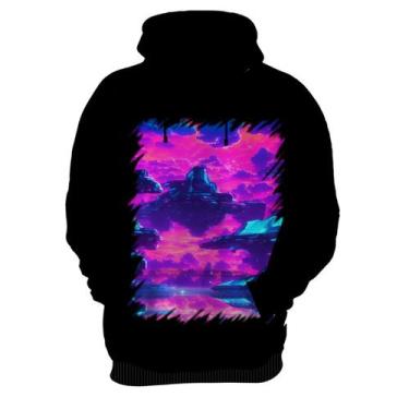 Imagem de Blusa de Frio Landscape Futuro Vaporwave 7 - Kasubeck Store®, GG
