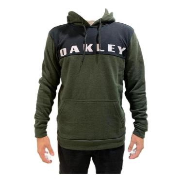 Imagem de Moletom Mod. Oakley Sport Pullover Cinza Verde P-Masculino