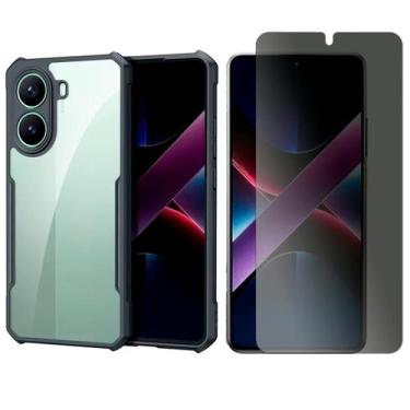 Imagem de Capa Acrilico Para Xiaomi Poco X7 Pro + Pelicula Privacidade - GR Glob