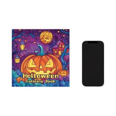 Imagem de Livro De Colorir De Halloween Para Adultos Com 20 Páginas, Presente Pa