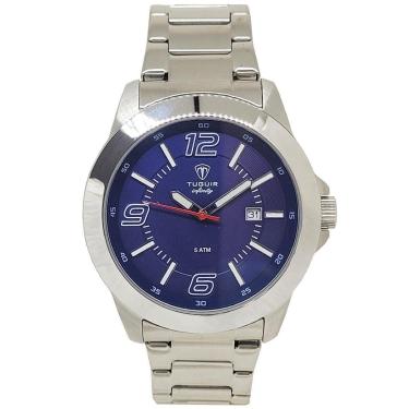 Imagem de Relógio Masculino Tuguir Analógico Infinity TGI37079 Prata e Azul-Masculino