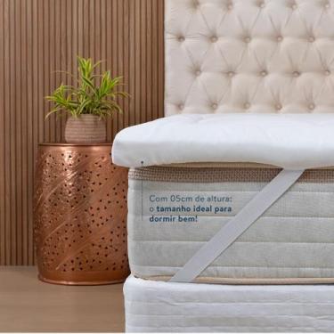 Imagem de Protetor de Colchão Pillow Top Micropercal 200 Fios com Elástico nas P