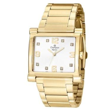 Imagem de Kit Relógio Feminino Champion Kit Presentes CN26939D Dourado, Dourado