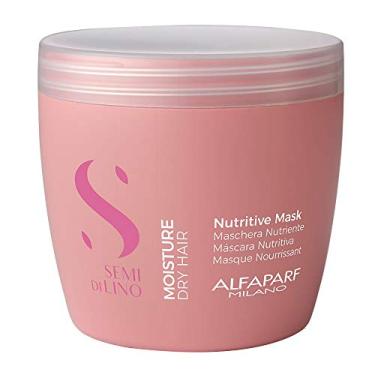 Imagem de Máscara nutritiva Alfaparf Milano Semi Di Lino Moisture para cabelos secos - Segura em...