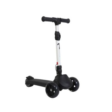 Imagem de Patinete Eletrico Infantil Led 3 Rodas 130W Ate 59Kg Preto