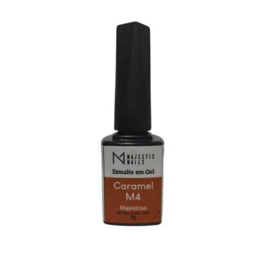 Imagem de Esmalte Em Gel Unhas Majestosa Majestic Nails Caramel M4 9g