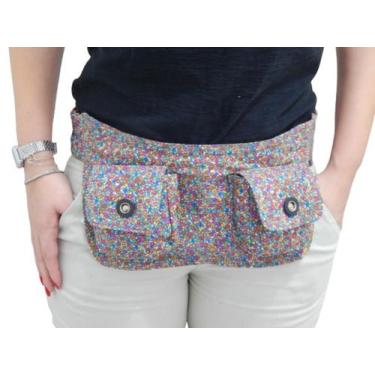 Imagem de Pochete Feminina Rave Zup - Zup Bags, Floral abstrato