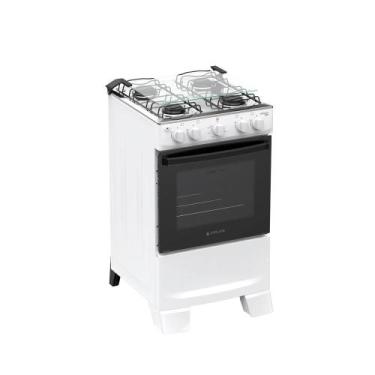 Imagem de Fogão a Gás Atlas Monaco Plus Bivolt 4 Bocas Branco 48 Litros Inox