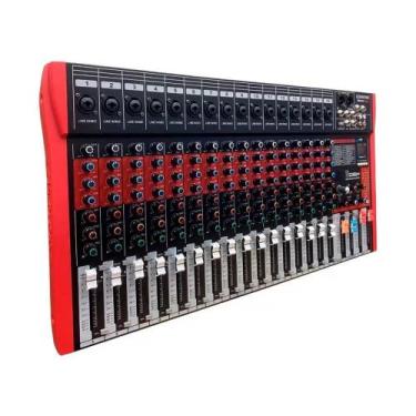 Imagem de Mesa de Som 16 Canais Soundvoice MR162 RUBI Bivolt Bluetooth