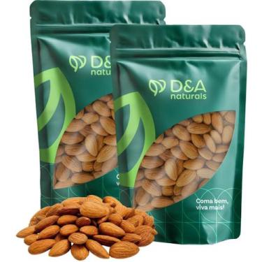 Imagem de Amêndoa Sem Casca Crua 2kg - D&A Naturals