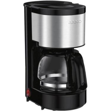 Imagem de Cafeteira Elétrica Arno Perfectta Inox 600ml Jarra de Vidro 127V F002,