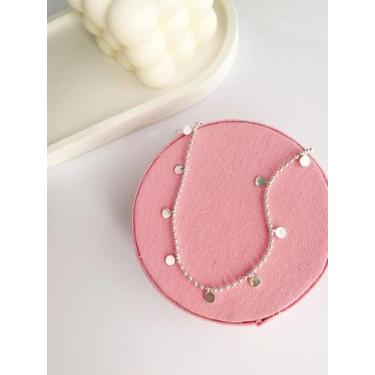 Imagem de Tornozeleira Bolinha com Medalhas - Prata - Milly