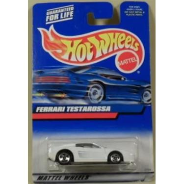 Imagem de Carro de Brinquedo Hot Wheels Ferrari Testarossa Escala 1:64 Branco