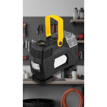 Imagem de Compressor de Ar Portátil 12V Digital com LED - Congratulations Store