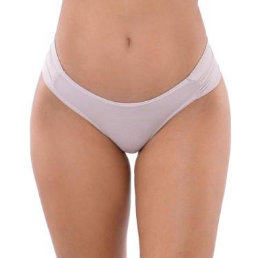 Imagem de Calcinha Tanga Básica Feminina Nayane Rodrigues, G, Cristal