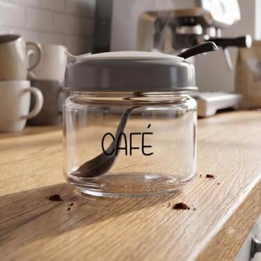 Imagem de Pote de Vidro Siena (300 ml) Café - Lyor, Café