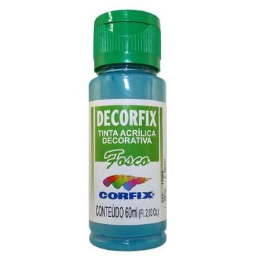 Imagem de Tinta Acrilica Fosca Decorfix Corfix 60ml - Selecione a Cor, 466-AQUAM