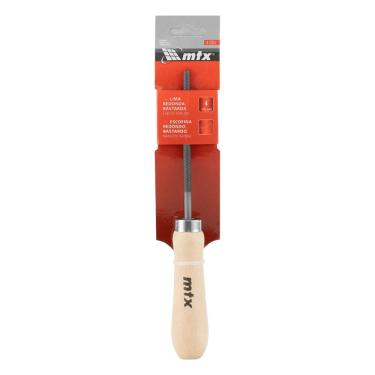 Imagem de Lima Bastarda Redonda 4 Polegadas Corte Preciso Perfil Arredondado Inox MTX 100mm