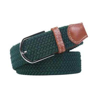 Imagem de Cinto Tático Militar Elástico Trançado Casual Feminino Para Esportes A