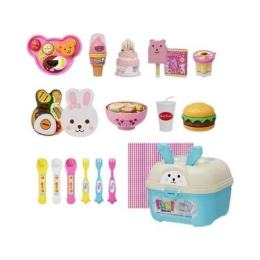 Imagem de Pudim brinquedo de alimentação geléia morango pudim caixa de armazenam