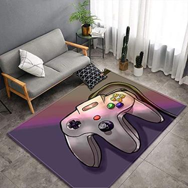 Imagem de Tapetes de área de jogador para quarto meninos adolescentes, controles de jogo jogador, tapete de chão - jogo impresso gamepad decoração de casa tapetes antiderrapantes tapete de chão para crianças jogador-desenho animado jogo 14 L: 120 cm*w:160cm