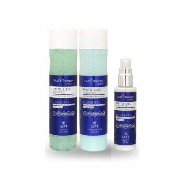 Imagem de Kit Fruit Therapy Shampoo Condicionador E Leave-In Efeito Liso Imediat