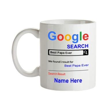 Imagem de Caneca personalizada Papa - Presentes para Papa - Caneca personalizada Papa - Presente de aniversário do papai - Caneca de café de 325 ml