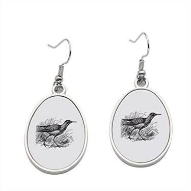 Imagem de Brinco com ilustração vintage de piper de areia peitoral, Brincos Femininos Pendurados, para meninas, presente de festa de aniversário dos namorados