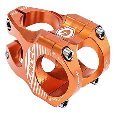 Imagem de Newmind Haste 31,8 de 35 mm de haste de bicicleta de montanha haste curta para a maioria das bicicletas, bicicleta de estrada, MTB, BMX, engrenagem fixie, ciclismo, laranja