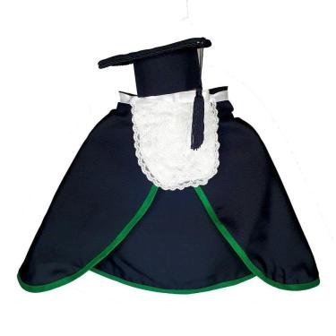 Imagem de Beca Pet Formatura Fantasia Cão E Gato G