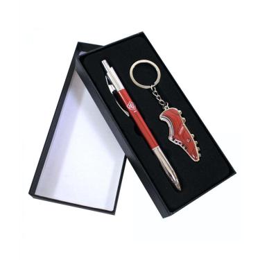 Imagem de Kit Caneta Roller Ball E Chaveiro Chuteira - Vitória