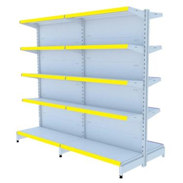 Imagem de Gondola Centro 170 Amapa Flex Kit 2 Metros Branco